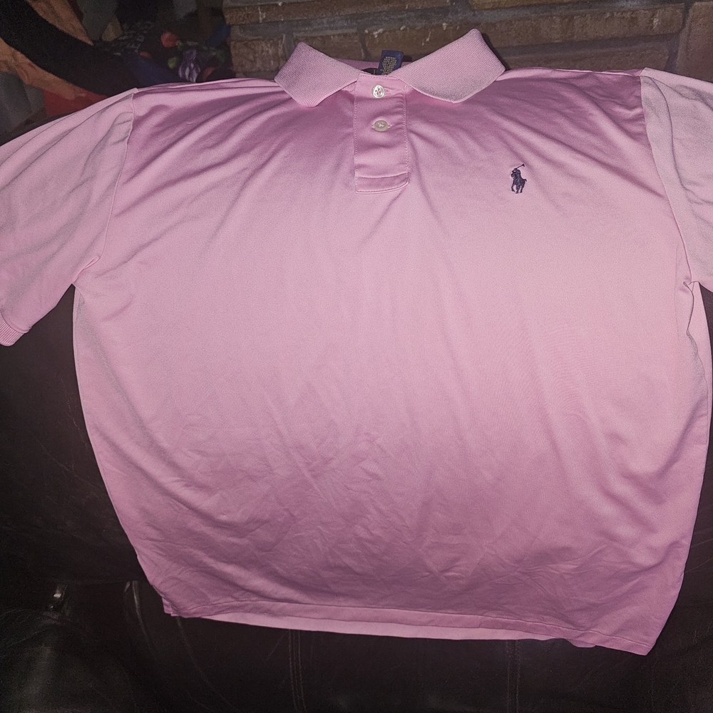 Polo Ralph Lauren boys XL 18-20 Pink short sleeve shirt $30obo